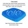 Egg Sitter Seat Cushion Coussin orthopédique de siège de gel nid d'abeille respirable Coussin de confort en mousse mémoire Coussin d