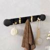 Hidden Foldable Suction Cup Coat Hook Made of Aluminum Alloy Waterproof Space Saving for Doors Wardrobes Bathrooms Living Rooms