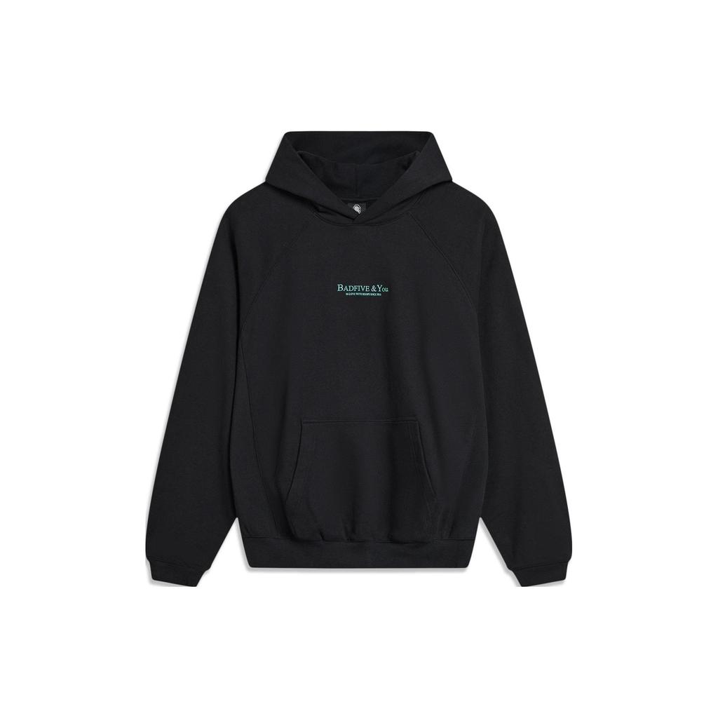 Li Ning BADFIVE Sweatshirt Unisex Black AWDTC89-4