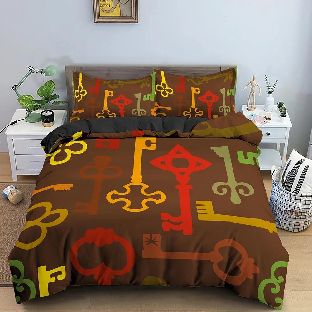 Cute Rabbit Print Comfortable Duvet Quilt Cover Pillowcase Bedding Set Children Bedroom Decoration Home Textile