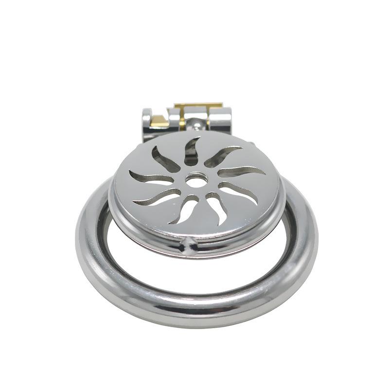 Stainless Steel Penis Cage Flat Lock Chastity Cleaner Sex Tools Adult Supplies Sex Toy CB Lock Men Wear