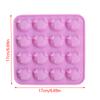 16 Cavity Pig Head Shape Silicone Mold Diy Fondant Soap Candy Chocolate Kitchen Mould Accessories Piggy Soap Cookies Cake Mold