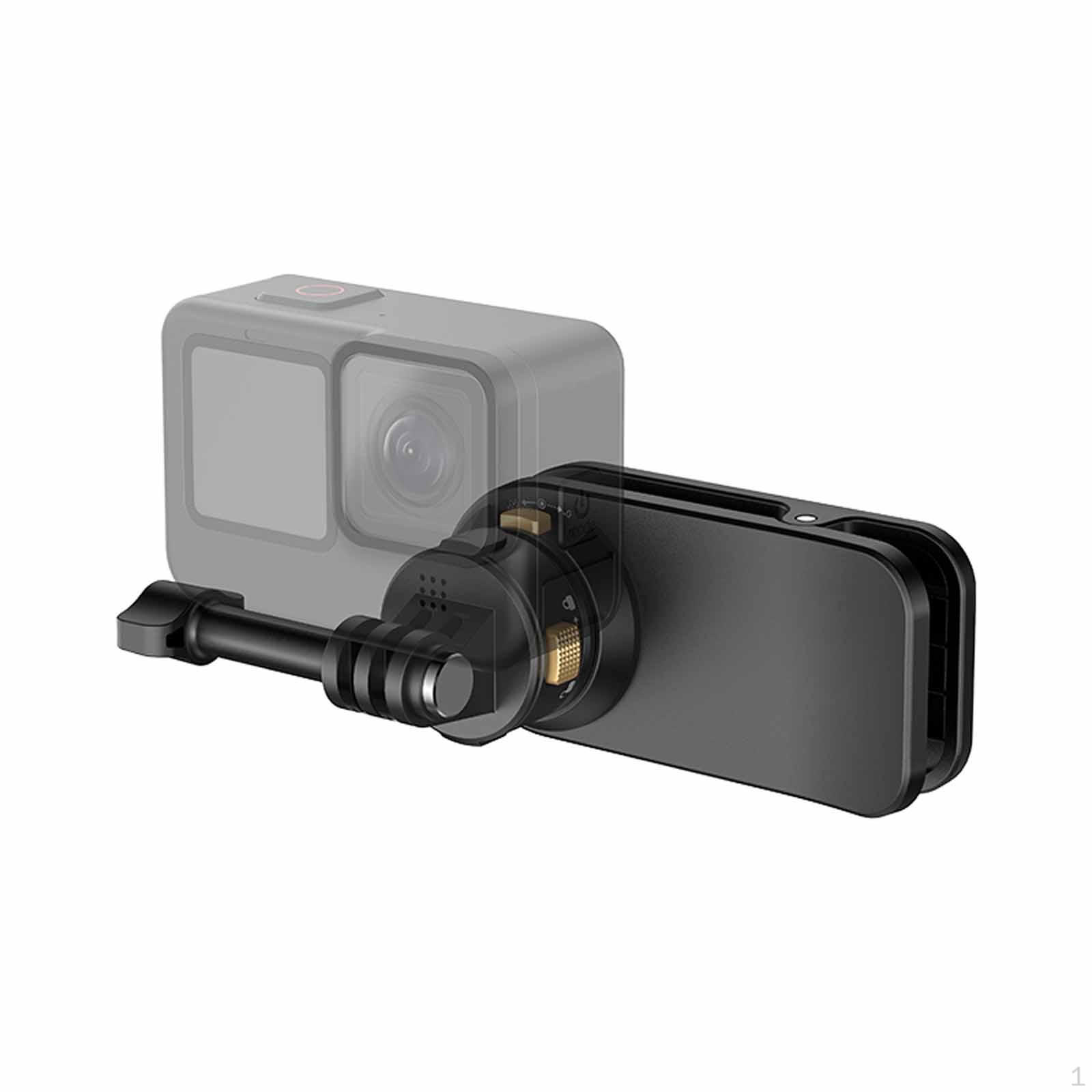 Action Camera Backpack Strap Mount,Phone Holder Clamp Quick Release with Adapter Adjustable for