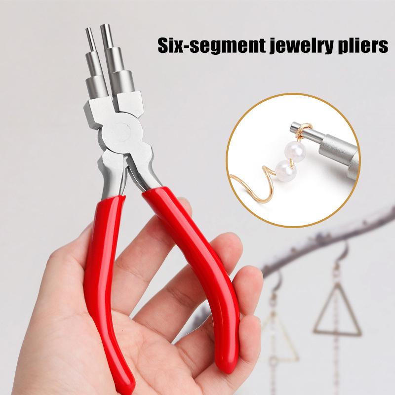 

1 шт. плоскогубцы для петель из железной проволоки 6-в-1 для изготовления петель с рукояткой для захвата для инструментов для изготовления колец, петель и соединительных колец своими руками one size