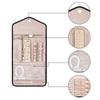 Travel Jewelry Storage Bags Roll Foldable Jewellry Organizer Case for Rings Necklaces Portable Jewellery Packaging Holder Box