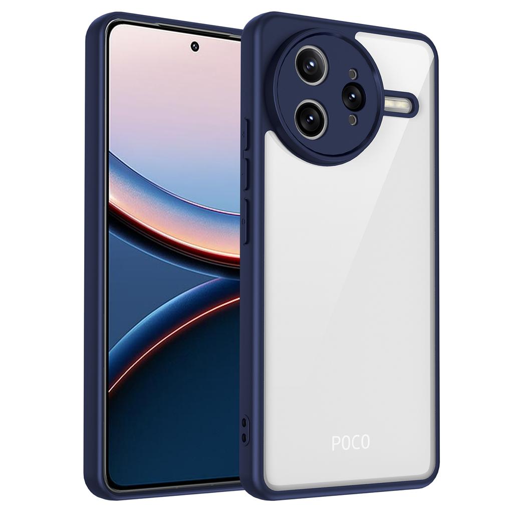 For Xiaomi Redmi K80 Pro 5G/Poco F7 Ultra 5G Case Matte Skin Touch Clear PC+TPU Shockproof Phone Back Cover