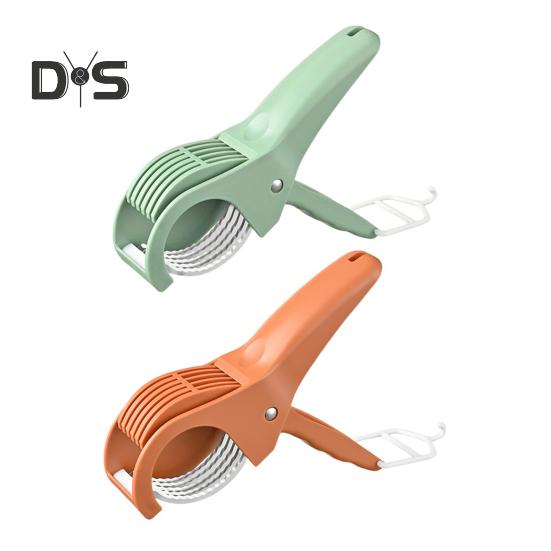 

2 шт. фруктовый слайсер эргономичная ручка многолезвийный дизайн кухонный резак фруктовый овощерезка кухонная утварь 2pcs