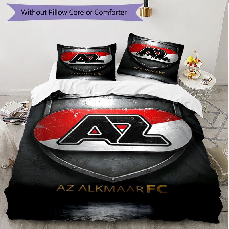 3pcs Duvet Cover Set (1*Duvet Cover + 2*Pillowcase, Without Core), AZ Alkmaar Print Soft All‑Season Bedding Set, Home Bedroom Decor Gift