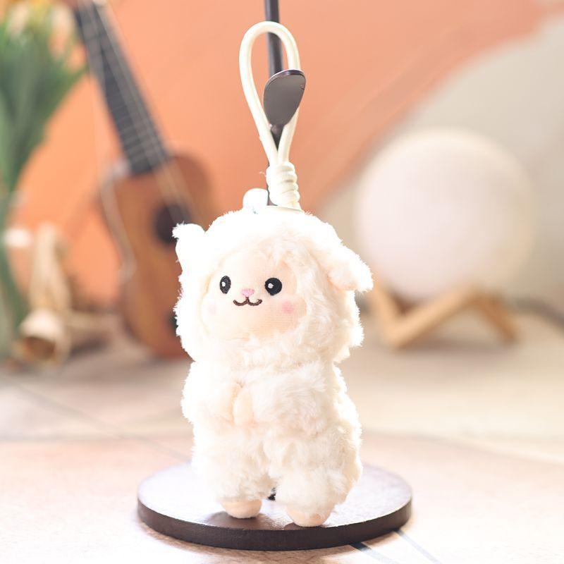 Plush Sheep Keychain With Super Soft Short Plush For Kids And Collectors