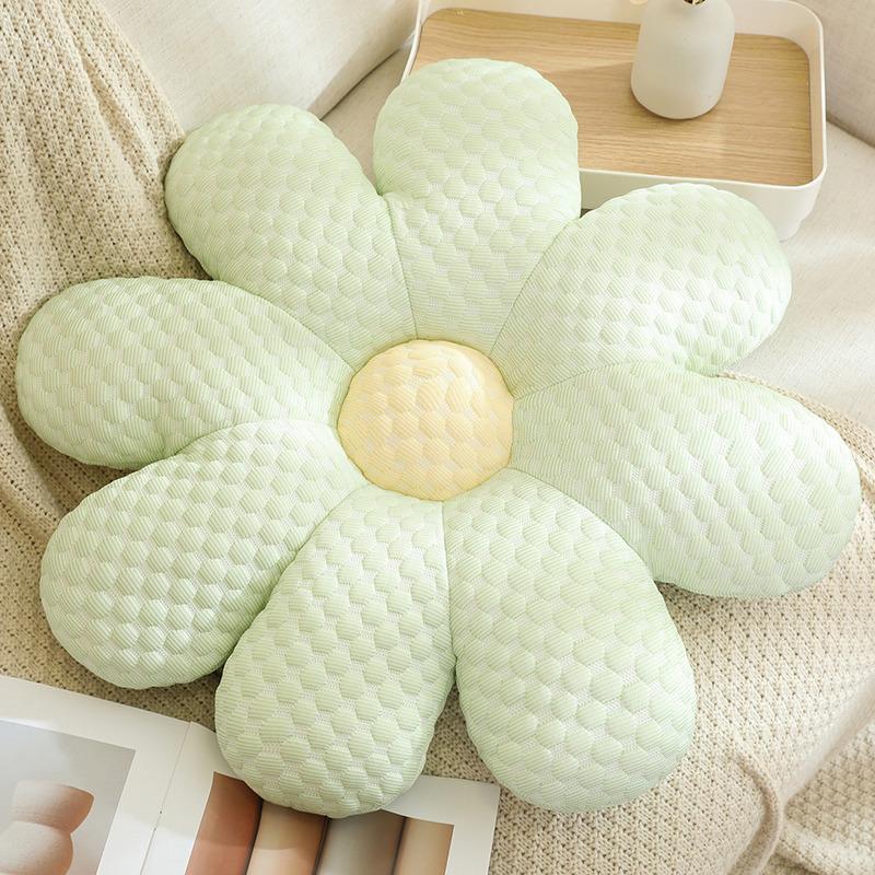 

Скандинавская Простая Подушка-Цветок Подушка для Дивана Летняя Охлаждающая Подушка из Ледяного Шелка Домашний Мягкий Декор Подарок для Мероприятия 55Cm