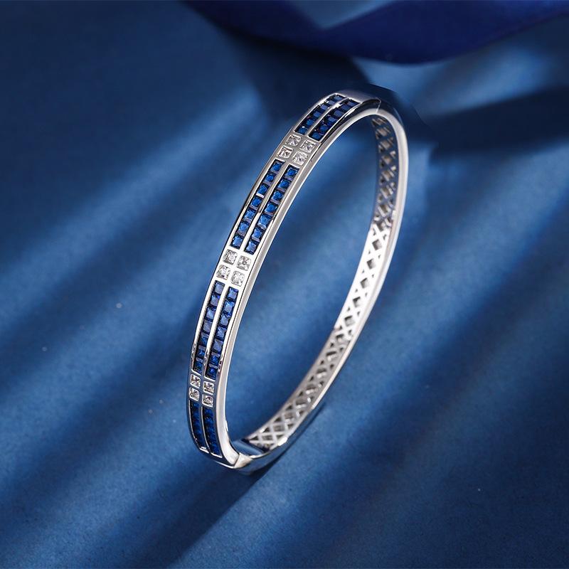 

Ювелирные изделия Цветное сокровище Ретро браслет Роскошный инкрустированный браслет Женский