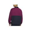 Nike Colorblock Fleece Polo Sweatshirt Men Tops Purple DJ6082-610