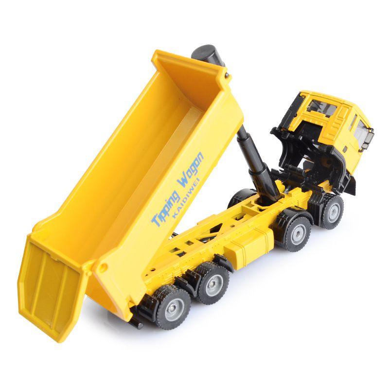 Exquisite 150 Alloy Diecast Model Dumper Truck Toy With Premium Craftsmanship For Kids