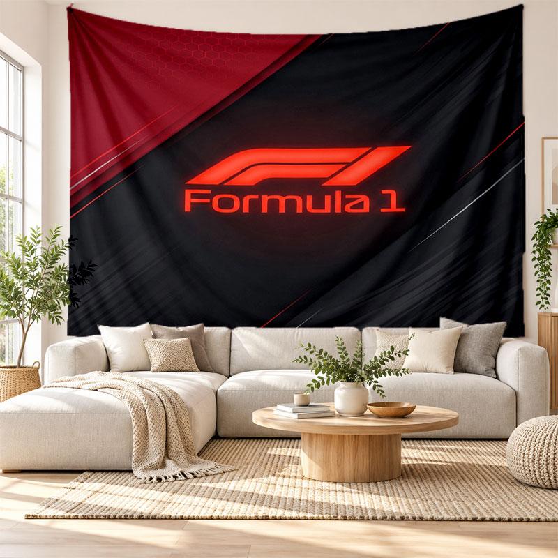 F1 Wandteppich, Weiches Stoff Wandbehang, Dekorative Kulisse Für Schlafzimmer Heim Wandkunst