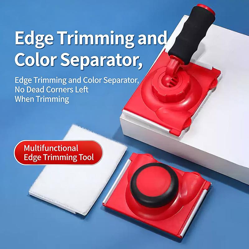Pad Painter For Walls Paint Edger Tool With Handle Reusable Edge Trimmer For Wall Ceiling Edge Painting