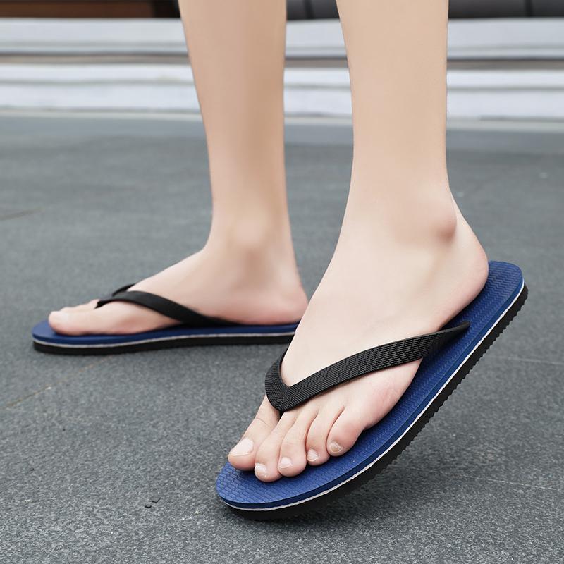 Summer Men's Flip Flops Light Casual Home Interior Slippers Outdoor Comfortable Breathable Beach Shoes Fashion Non-slip Clogs