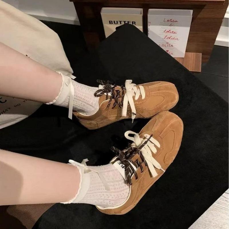 Women Sneakers New Genuine Leather Retro German Training Shoes Women Winter Velvet Fur Flat Casual Shoes Women