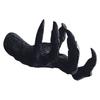 1pc-Black Resin Demon Claw Wall Hanger Halloween Party Decor Spooky 3D Hand Sculpture Wall Mounted Jewelry Holder Home Deco