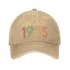 60. Geburtstag Vintage 1965 Sonne Baseballkappe Cool Männer Erwachsene Gewaschene Trucker-Kappe Heißer Verkauf Design Outdoor-Sport Snapback-Kappe Geschenk