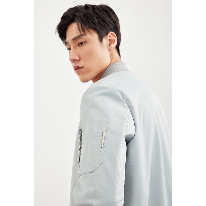 SEPTWOLVES Men's Quilted Baseball Collar Jacket