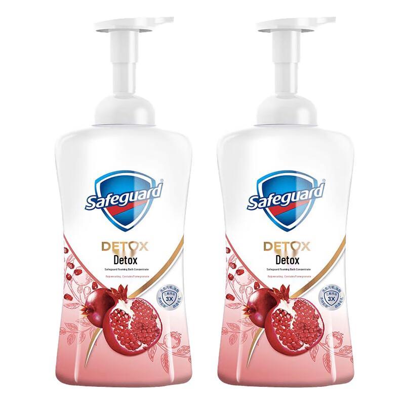 Safeguard Rejuvenating Pomegranate Foam Body Wash