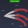 160 Folding Hand Saw for Tree and Fruit Pruning - Ideal for Gardening and Horticulture.