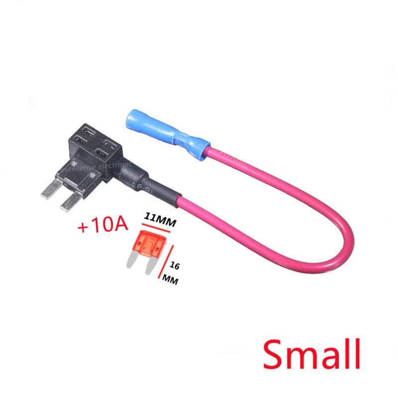 12V Fuse Holder Add-a-circuit TAP Adapter Micro Mini Standard ATM APM Blade Auto Fuse with 10A Blade Car Fuse with holder Fuse Holders1