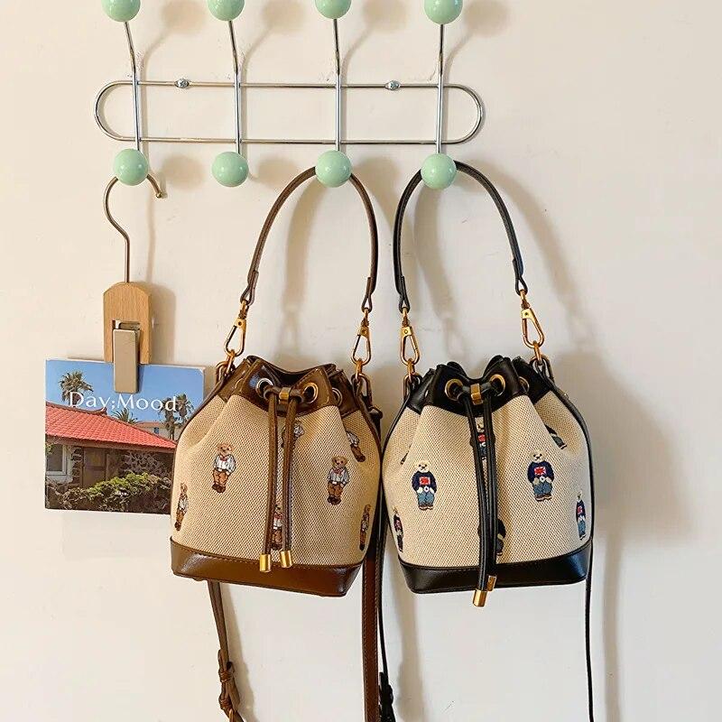 Kabelka Bucket do ruky pro ženy 2024 Nová crossbody taška Messenger s vysokou kapacitou Ruční ramenní kabelky Kabelky Psaníčko