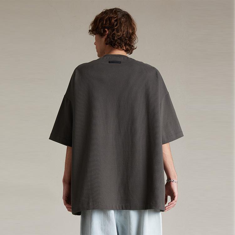 Fear of God Essentials Heavy Jersey Short-Sleeve Tee Ink Men Tops Black 125SP242000F