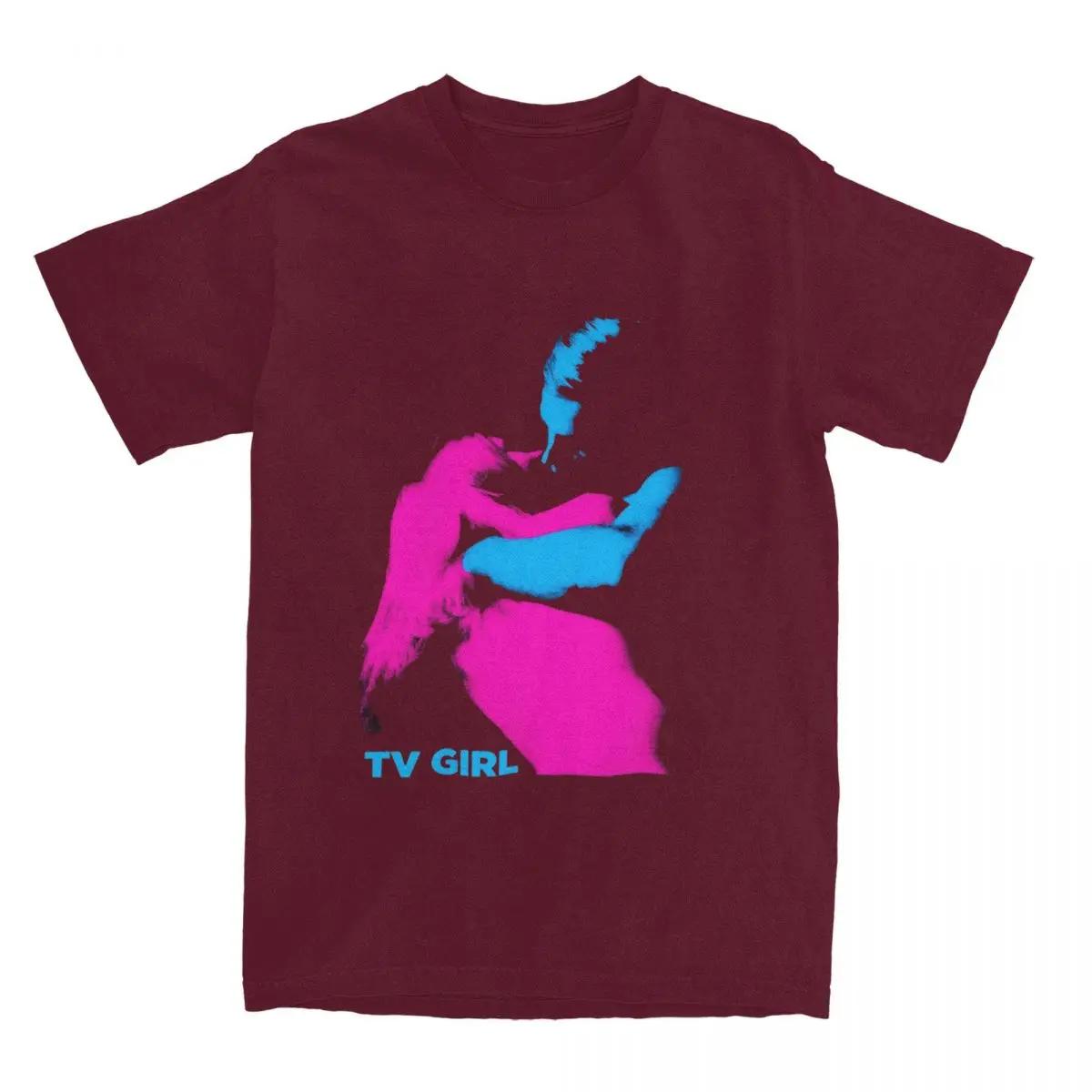 

Men Women s TV Girl Who Really Cares Album Shirts Merch Leisure T Shirt Top Tee Clothes Summer XXXXXL бордовий