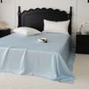 Solid Colour Style Tencel Bedding Set For Adults Kids One Piece Flat Sheet Colorful King Queen Full Size