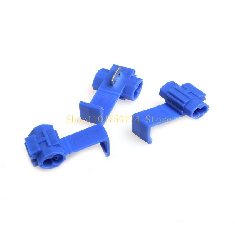 50 Pcs Lock Wire Electrical Cable Connector Quick Terminal Crimp top sale