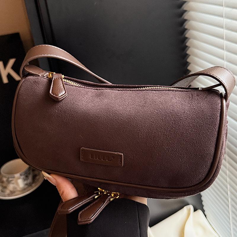 Popular Boston Bag Niche Retro Single-shoulder Crossbody Bag, Pillow Bag