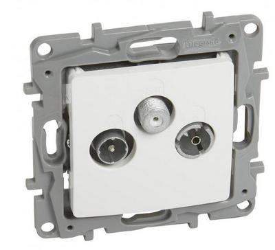 Niloe RTV-SAT Antenna Socket End 1.5 dB White 764563