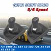 5/6 Speed Manual Transmission Leather Gaiter Boot Cover Car Gear Shift Knob For BMW 1 Series E81 E82 E87 E88 2003-2013 Interior