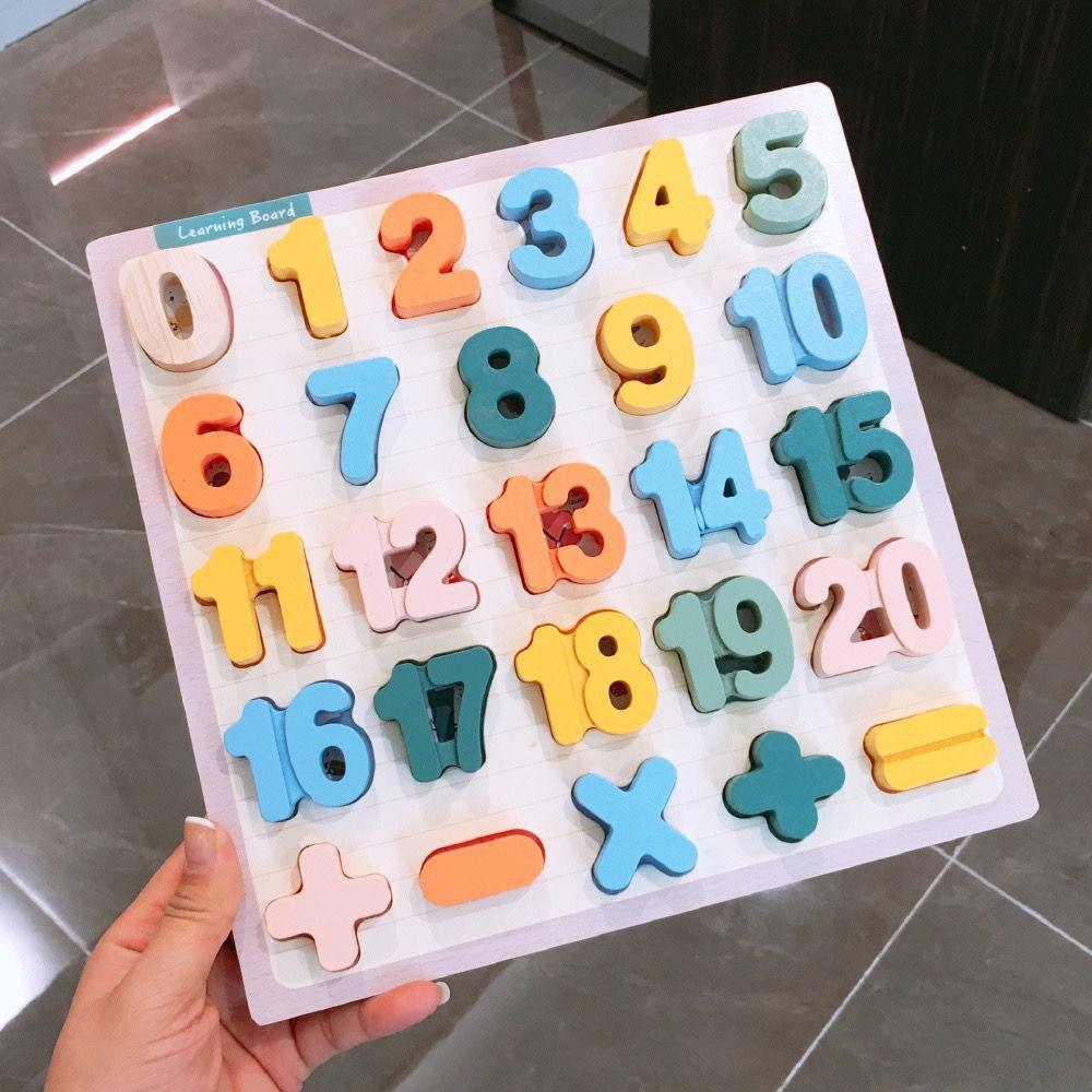Children's Montessori Early Education Panel1-2-3Year-Old Baby Educational Wooden Puzzle Matching Toy Boys and Girls Grab