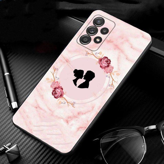 

Чехол для Samsung Galaxy A51 A71 A01 A11 A21 A21s A31 A41 A72 A52 A42 A32 A22 A12 A02 A02s F42 чехол для телефона розовый мраморный цветок For Samsung A51