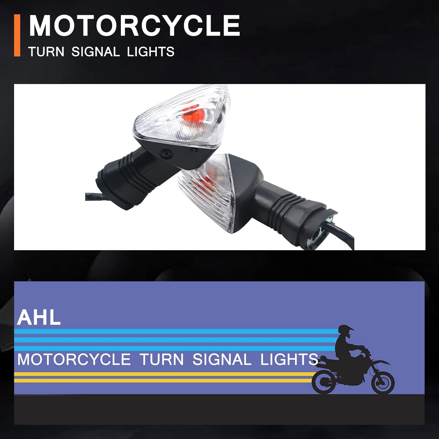AHL Front or Rear Turn Signal Light Motorcycle Modification Accessories Turn Signal Lamp for KAWASAKI NINJA ZX-6R 636 600 ZX-6RR KLE500 KLE 500