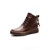 2025 casual new casual boots women's flat-bottomed large-size Martin boots student versatile British style soft-soled thermal short boots