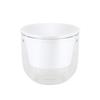 Hanging Self Watering Planter Flowerpot with Water Reservoir Wick Ropes Modern Plant Pot with Hanging Chain for Indoor Plants Ivy Spider Plants
