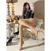 Cream White Japanese Style Cute Solid Hollow Out Ripped Thin Jk Pantyhose