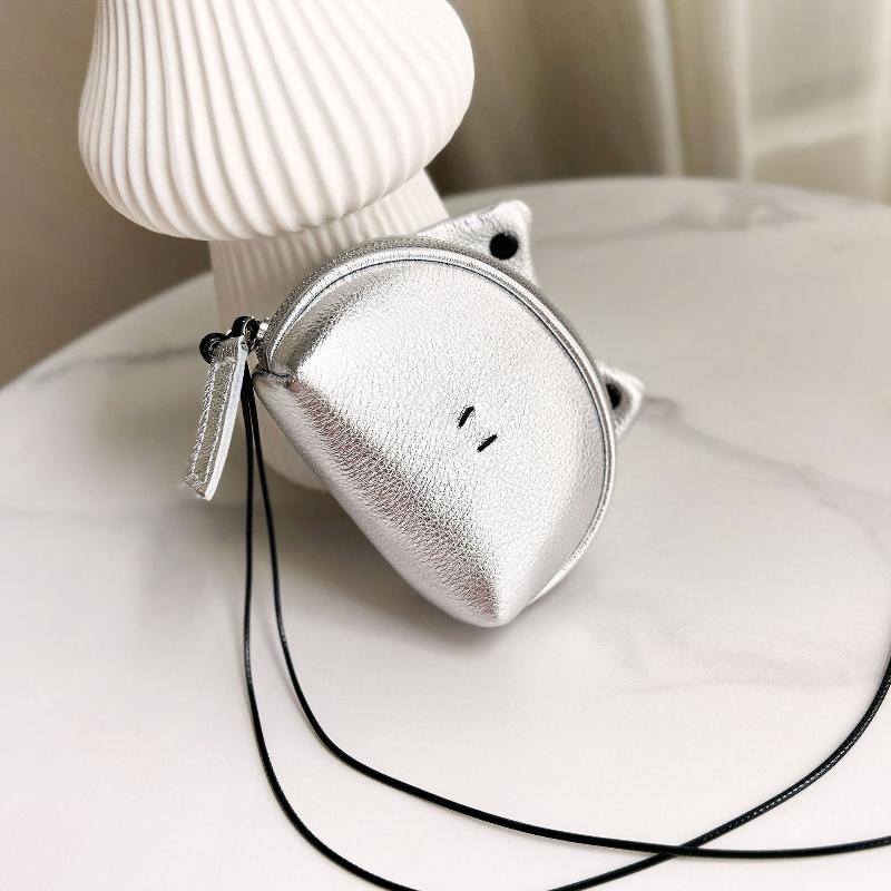 1Pcs Lipstick Bag Pendant Cute Frog-Shaped Small Purse For Ladies Mini Headphones Storage Bag Keychain Cartoonish Coin Purse
