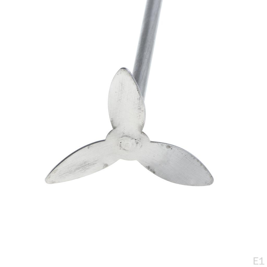 Paslanmaz Çelik Laboratuar Karıştırma Pervanesi Kimya Ekipman Seti - Üç Yapraklı