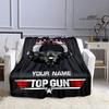 Classic Movie Top Gun Blanket Fashion Warm Blanket Flannel Blanket Bed Linings Home Travel Blanket Bed Linings Birthday Gift