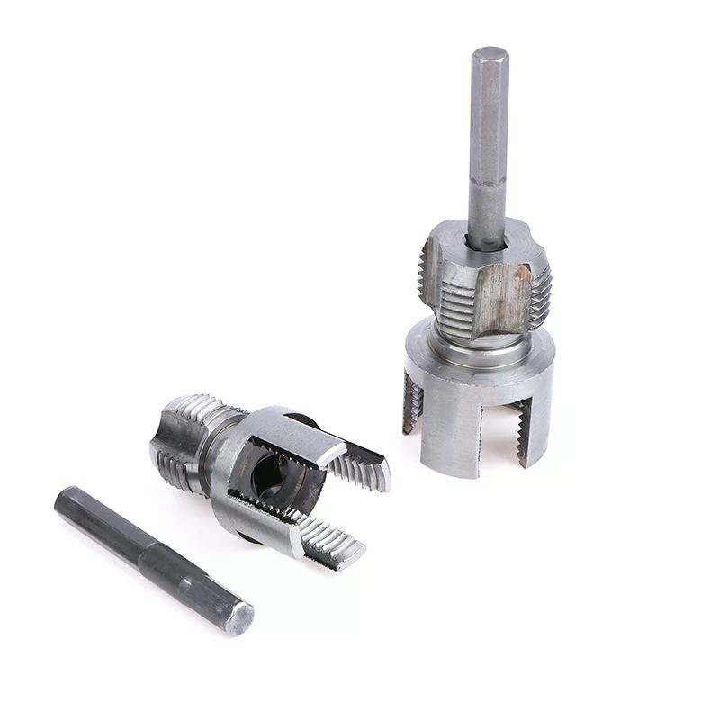 For 1/2 DN15 3/4 DN20 Plumbing Integrated Water Pipe Thread Opener PPR Thread Repair Tool Electric Drill Pipe Threading Device