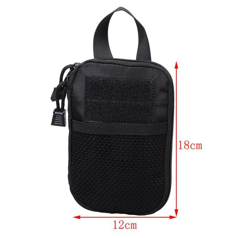 Military Fan Mobile Phone Bag EMT Tool Molle System Small Hanging Waist Medical Outdoor