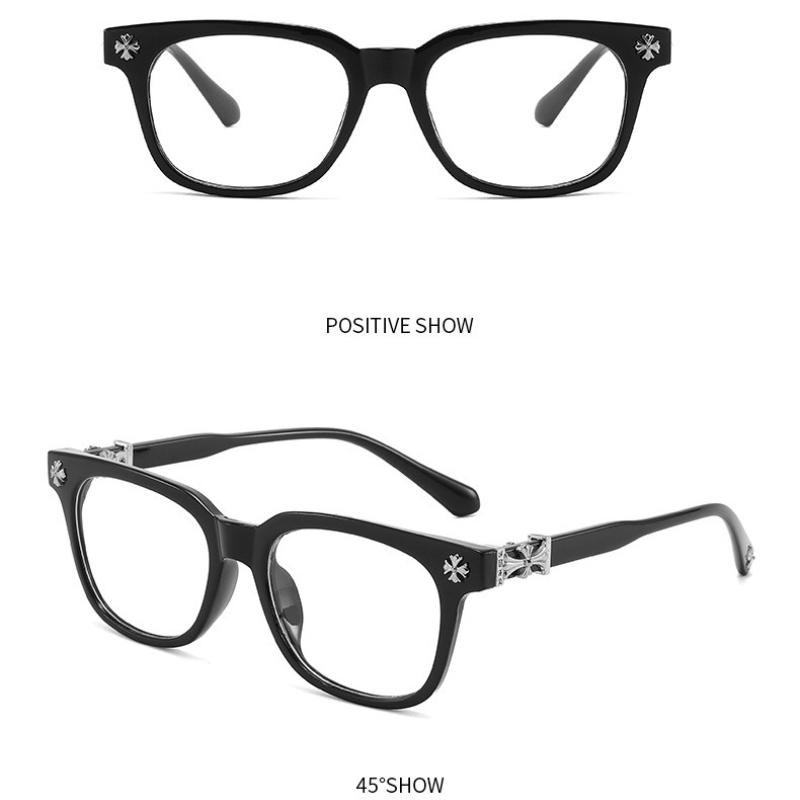 Fashion Square Frame Eyewear for Women Men Classic Casual Travel Decorative Glasses