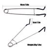 Fish Mouth Jaw Spreader Locks Mouth Open for Hook Removal Stainless Steel Fishing Tackle Tools