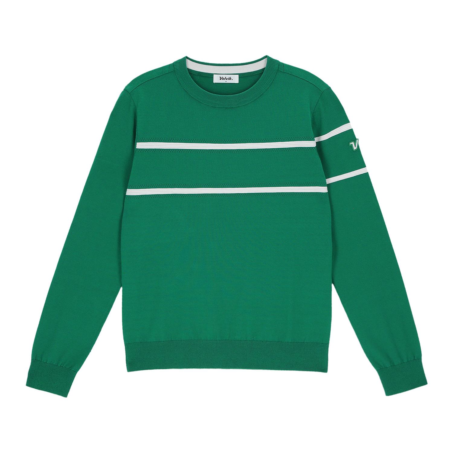 Volvik Golfwear Women S Textured Tipping Point Round Knit Vlktq291_Ge Green/085