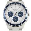 Casio STANDARD MTP-1374D-7A2 Silver Men's